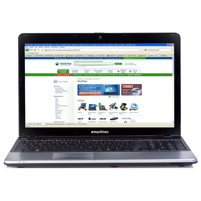 Замена материнской платы Acer eMachines E730Z