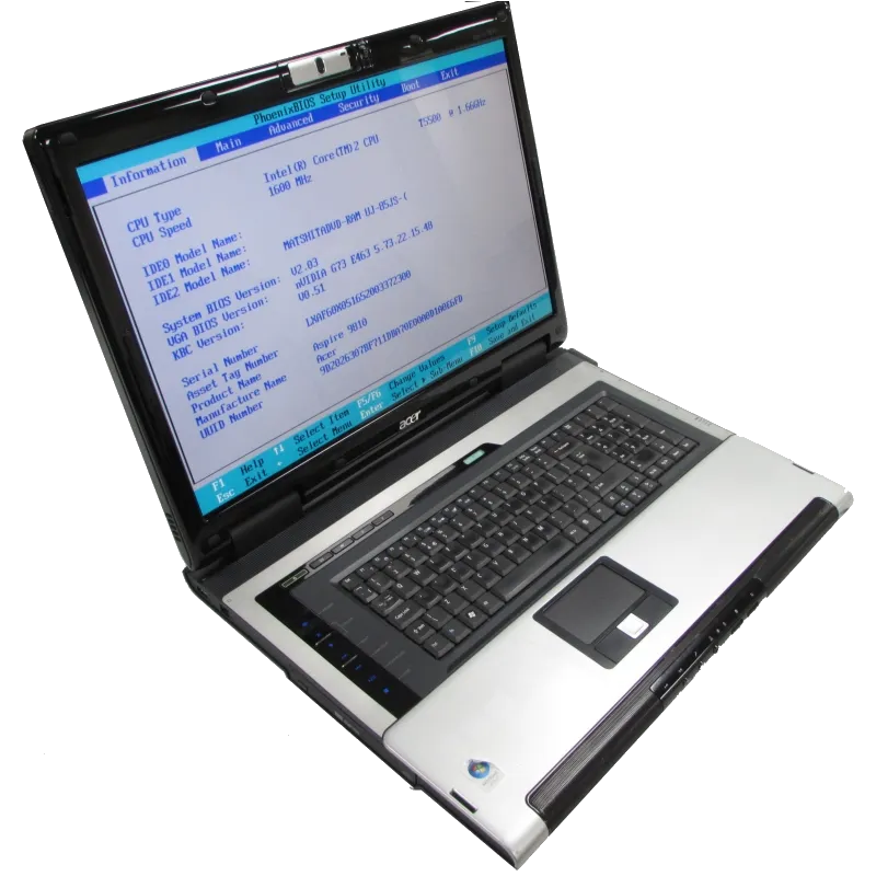 Замена материнской платы Acer Aspire 9813WKMi