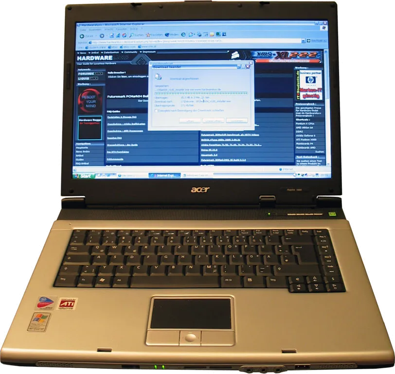 Замена материнской платы Acer Aspire 1680